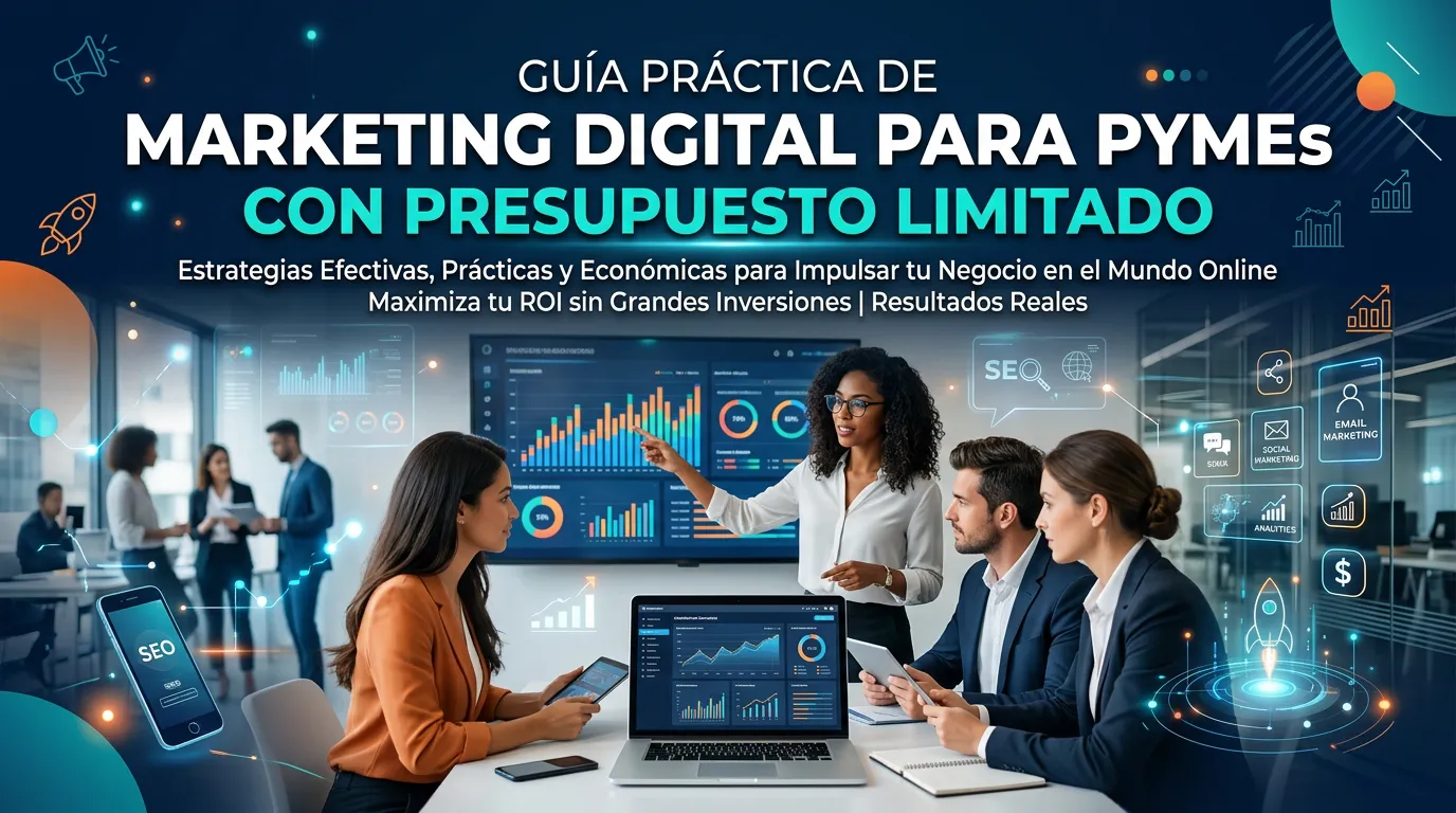 Guía Práctica de Marketing Digital 2026: Cómo Crecer con Menos de 500€ al Mes
