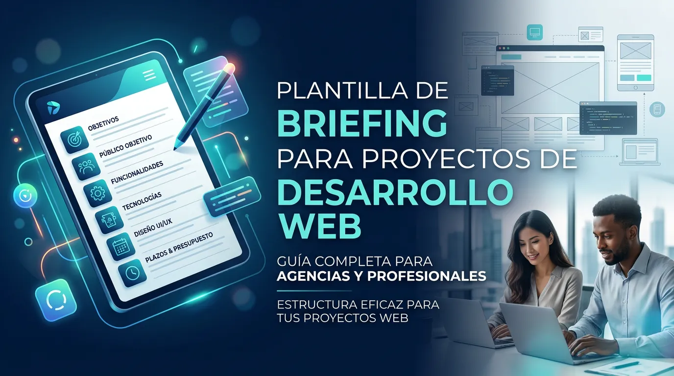 Plantilla Estratégica de Briefing Web 2026: Define tu Proyecto y Asegura su Éxito